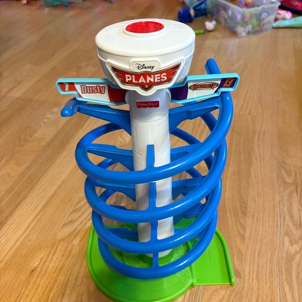 2012 DISNEY PIXAR PLANES ACTION & SOUND SPIRAL PLANE RACE SET HTF - Picture 3 of 6